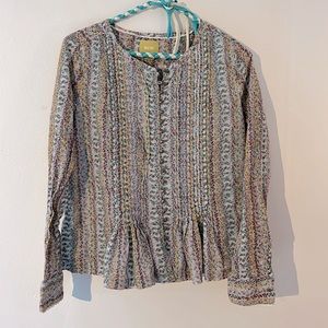 Maeve floral blouse size s